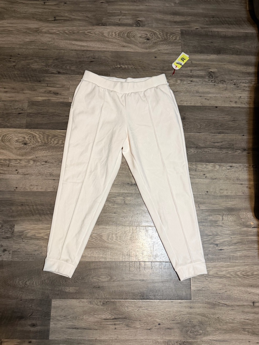 NWT All In Motion Velour Ribbed Jogger Bundle Cream Brown Size XL - Picture 4 of 5